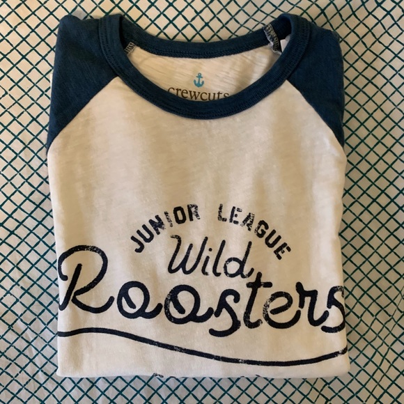 J. Crew Kids' raglan-sleeve baseball T-shirt NEW size medium 8-9 - Picture 9 of 13